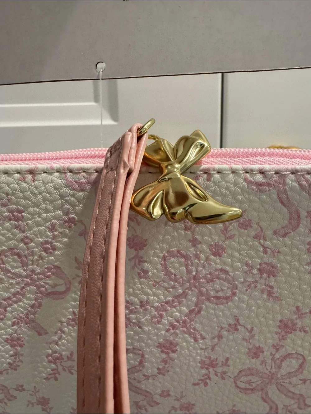 LoveShackFancy x Target Yoobi Floral Pouch Trio in Pink, White, Blue